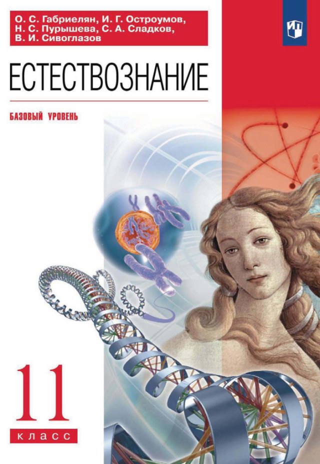 Учебник «Учебники / Естествознание / Габриелян О.С., Пурышева Н.С. и др., 2024 / 11 класс / Главы», по которому составлен тест «Естествознание · 11 класс · Габриелян, 2024 · Микромир»